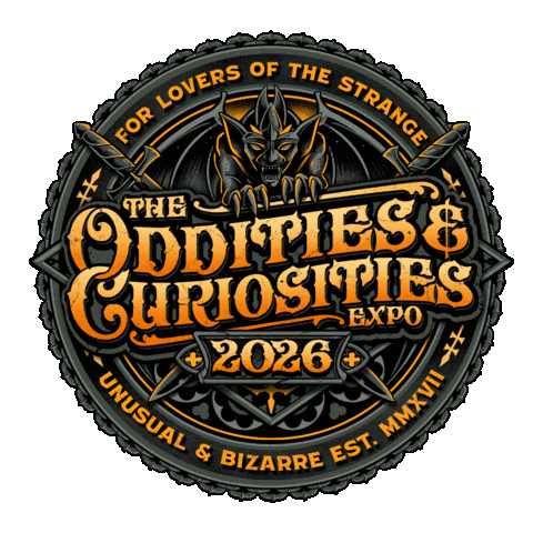 Halloween Metal Sticker by Oddities & Curiosities Expo