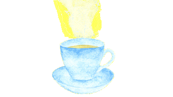 Cup Of Tea Wellbeing Sticker by quietnote