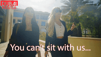 Women You Cant Sit With Us GIF by MultiStory Media