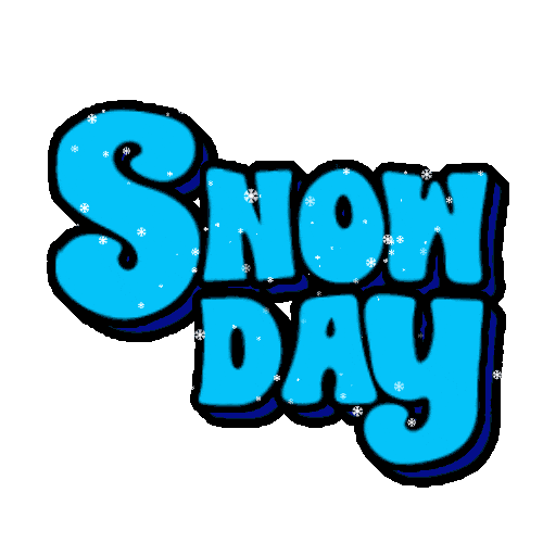 Snow Day Christmas Sticker