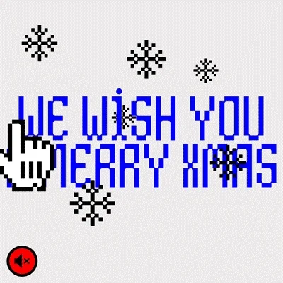 merry christmas letterzip GIF by Gianluca