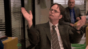 Dwight Schrute Slow Clap animated GIF