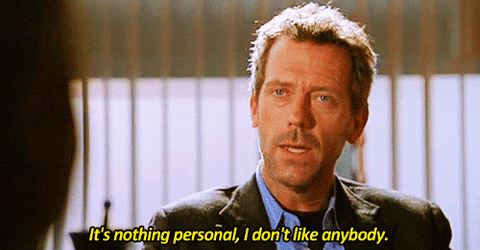 Dr House. Deep struggles and reflecting his problems. Was a pretty interesting character