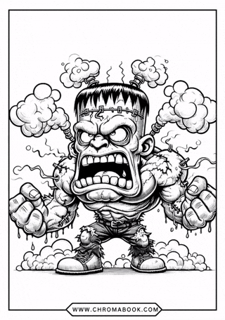 Halloween Frankenstein GIF by Chromabook