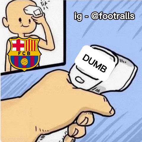 Barcelona Fans Football Memes GIF