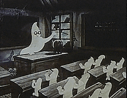 happy ghost GIF