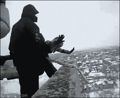 bungee jump russia GIF