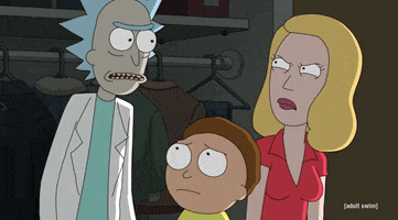 Shocked Season 5 GIF by Rick and Morty