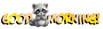 Good Morning Fox Sticker