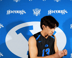 Sport Cant See GIF by BYU Cougars