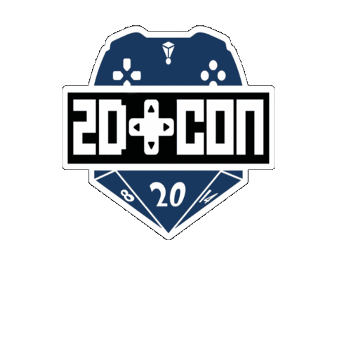 2D Con Sticker