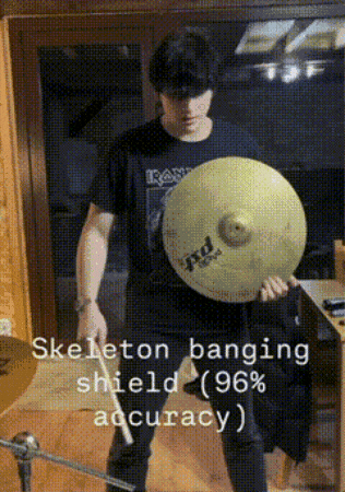 Skeleton Rah GIF