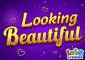 Looking Good Beautiful Girl GIF by Lucas and Friends by RV AppStudios