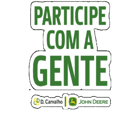 John Deere Participe Sticker by D. Carvalho John Deere
