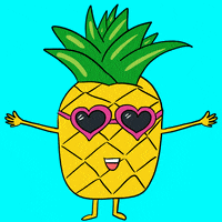 Pineapple Drawingsbymj GIF by Visual Stories by MJ