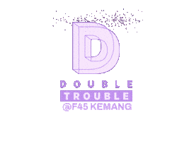 Double Trouble Sticker by F45 Training Kemang