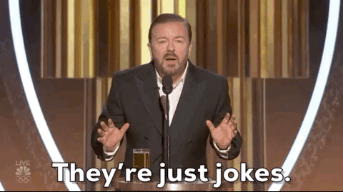 Ricky Gervais GIF by Golden Globes - Find & Share on GIPHY