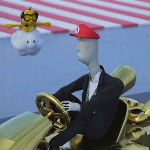 Driving Mario Kart GIF by Arthr