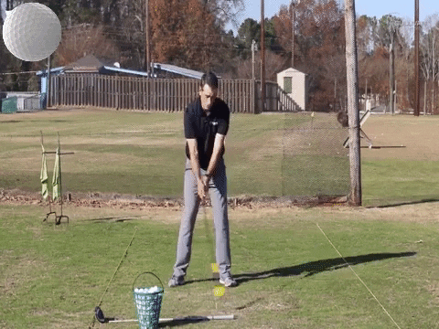Animated GIF of golf swing
