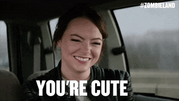 Youre Cute Emma Stone GIF by Zombieland