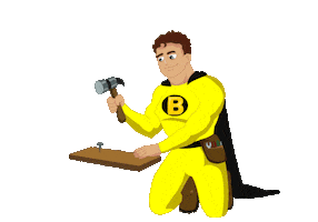 Bianco Construction Sticker