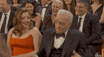 Martin Scorsese Shrug GIF by The Academy Awards
