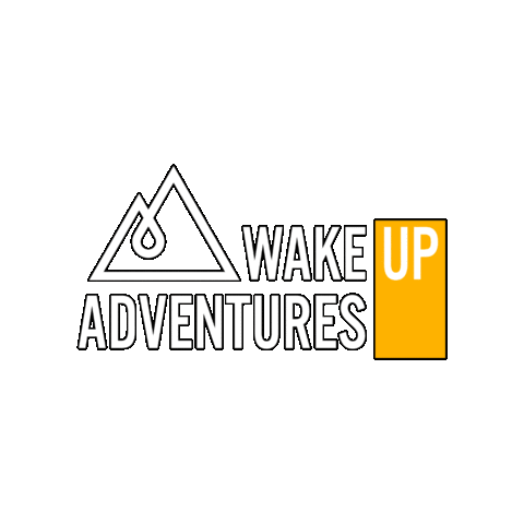 Wake Up Adventures Sticker
