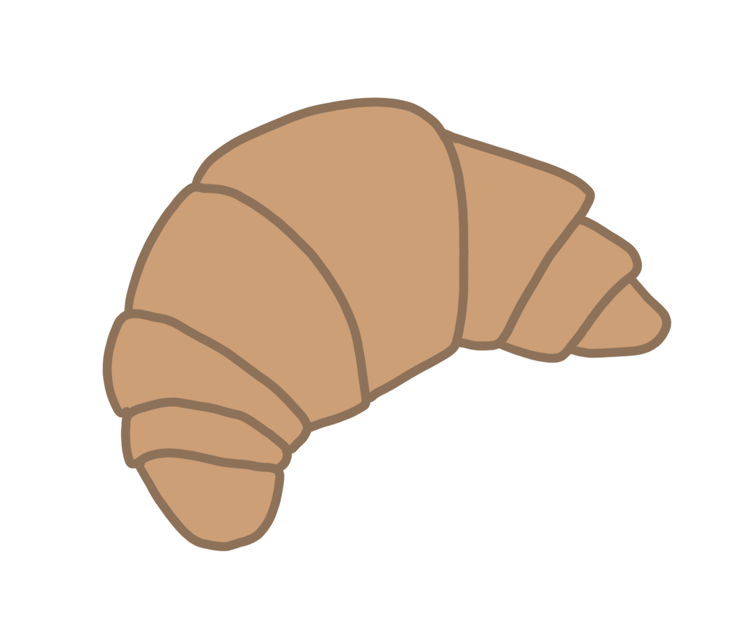 Croissant French Sticker by UZWEI for iOS & Android GIPHY