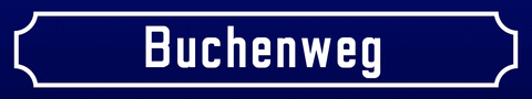Straßenschild Buchenweg GIF by Lulububu Software GmbH