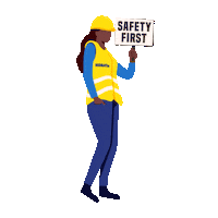 Woman Construction Sticker by Komatsu for iOS & Android | GIPHY
