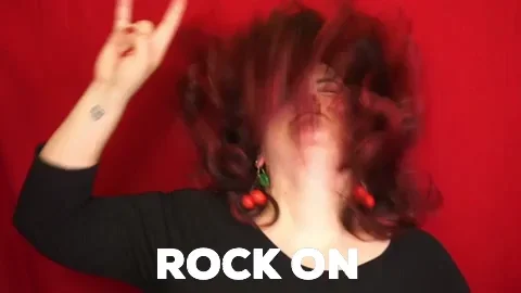 You Rock GIF by Christine Gritmon