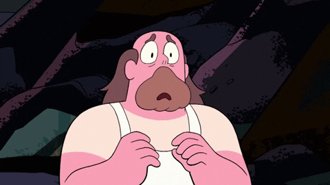 reaction bad steven universe ew panic GIF