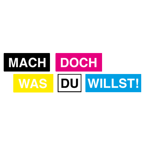 Mdwdw Sticker by machdochwasduwillst