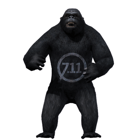 Fitseveneleven Fitness Gorilla Kingkong Beastmode Workoutmood Strong Sticker by FITSEVENELEVEN