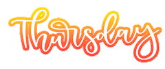 Thursday Sticker
