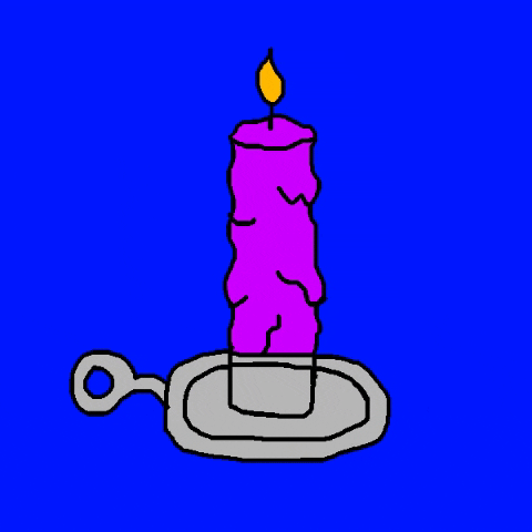 matthew_harris fire time candle melting GIF