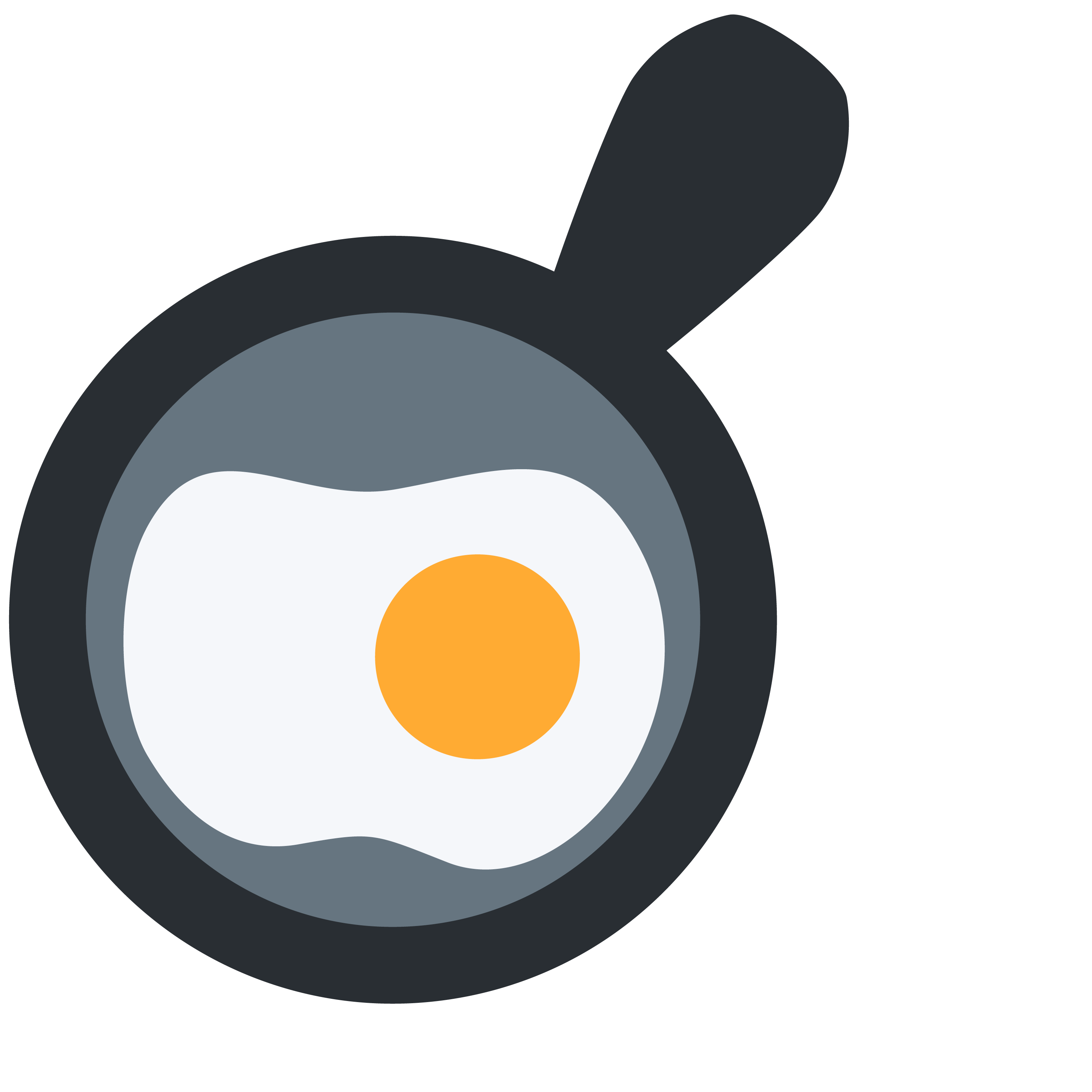 Frying Pan Breakfast Sticker by #Foodloversunite for iOS & Android | GIPHY