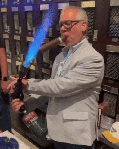 Flame Thrower Cigar GIF by Respective