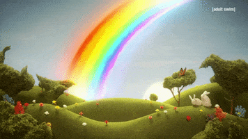 Rainbow Bunny GIFs - Get the best GIF on GIPHY