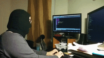 hacker hacking GIF