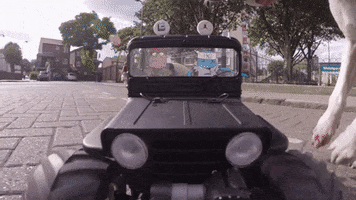 Chasing British GIF by The Line Animation