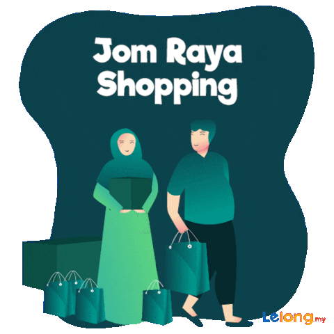 Hari Raya Shopping Sticker by Lelong Malaysia