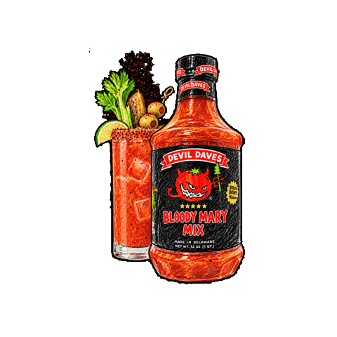 Tomato Juice Cocktail Sticker by Devil_Dave
