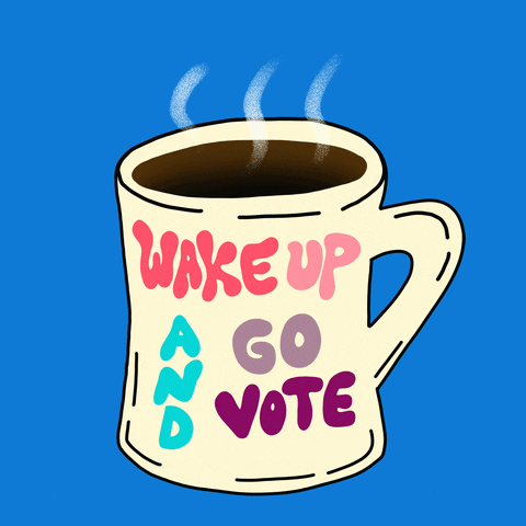 Voting Wake Up GIF by #GoVote