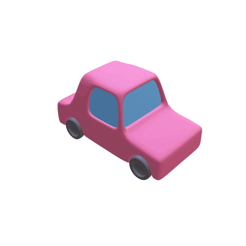 Pink Driving Sticker by Popcore Games
