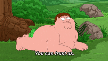 Peter Griffin Trust GIF by Family Guy