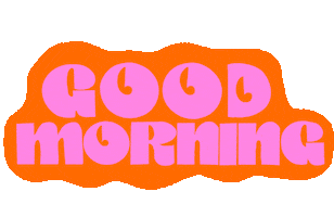 Good Morning Coffee Sticker