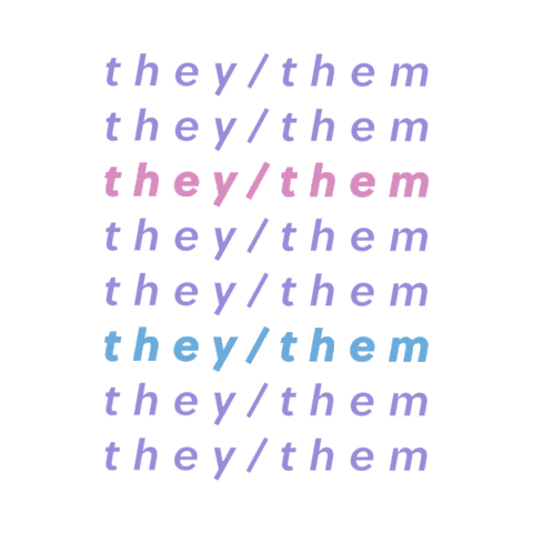 Lgbt Theythem Sticker by Trans Lifeline
