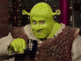 Shrek Reaction GIF by MOODMAN