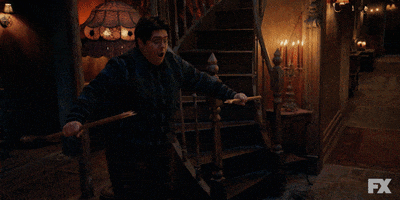Shock Oops GIF by What We Do in the Shadows